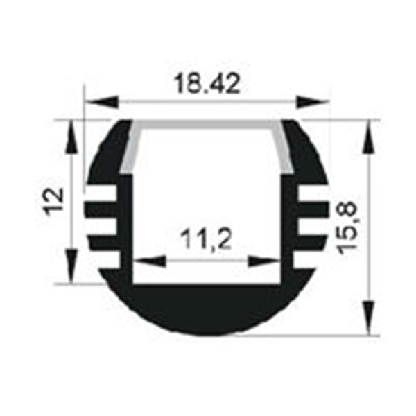 Alu-profile-for-11mm-PCB-Board