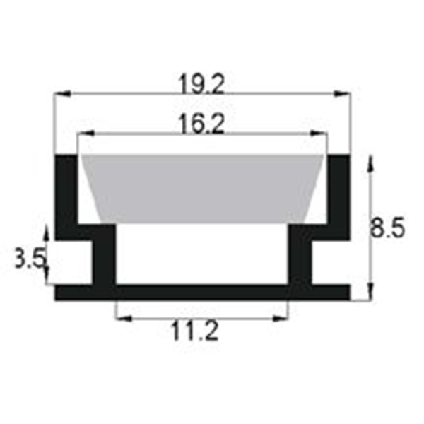 Alu-profile-for-11mm-PCB-Board