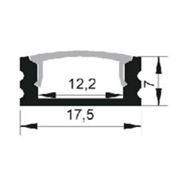 Alu-profile-for-12mm-PCB-Board