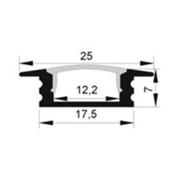 Alu-profile-for-12mm-PCB-Board