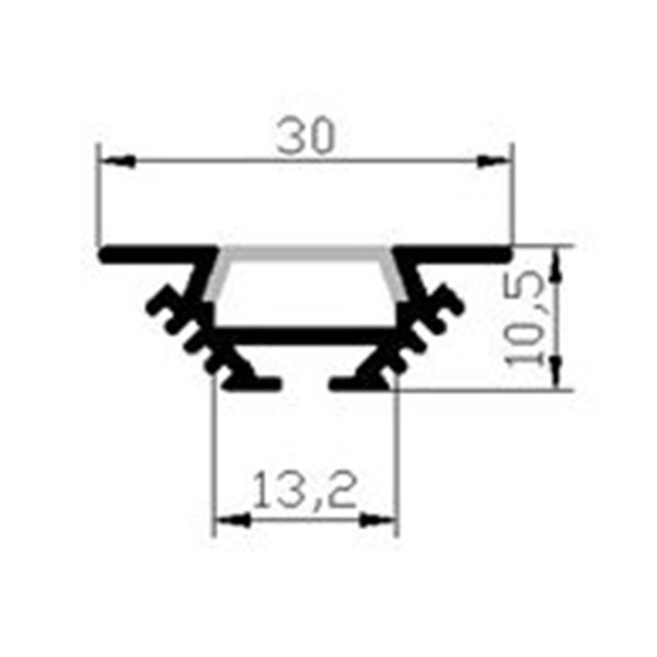 Alu-profile-for-13mm-PCB-Board