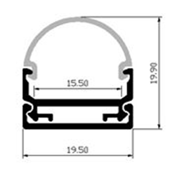 Alu-profile-for-16mm-PCB-Board