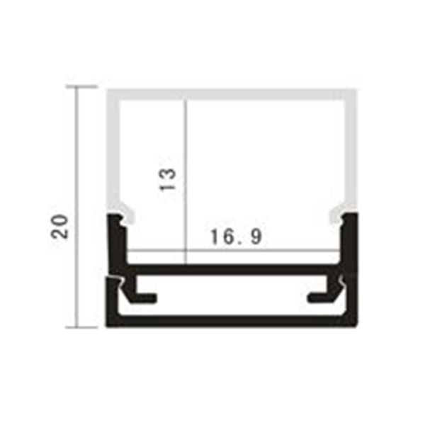 Alu-profile-for-16mm-PCB-Board