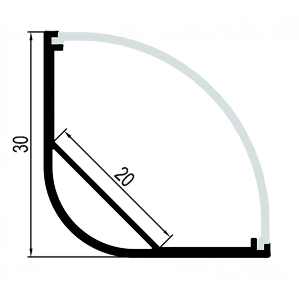 Alu-profile-for-20mm-PCB-Board