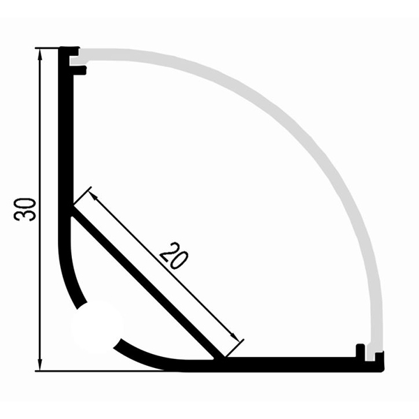 Alu-profile-for-20mm-PCB-Board