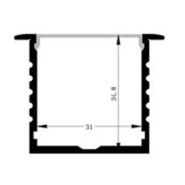 Alu-profile-for-31mm-PCB-Board