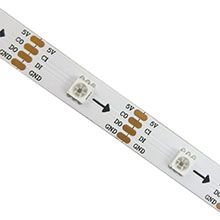 APA102 RGB 5050 digital led strip lights 30led/m 5V 10mm width