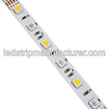 RGBW 5050 led strip lights 60led/m(30RGB+30White) 12V 10mm width