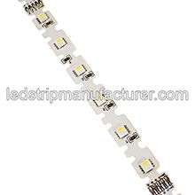 5050 RGBW led strip lights S shape bendable 4 chips in one led 48led/m 24V 12mm width 