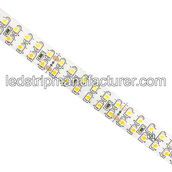 3528 Color Temperature Adjustable Two Row LED Strip Lights 240led/m 24V 15mm width