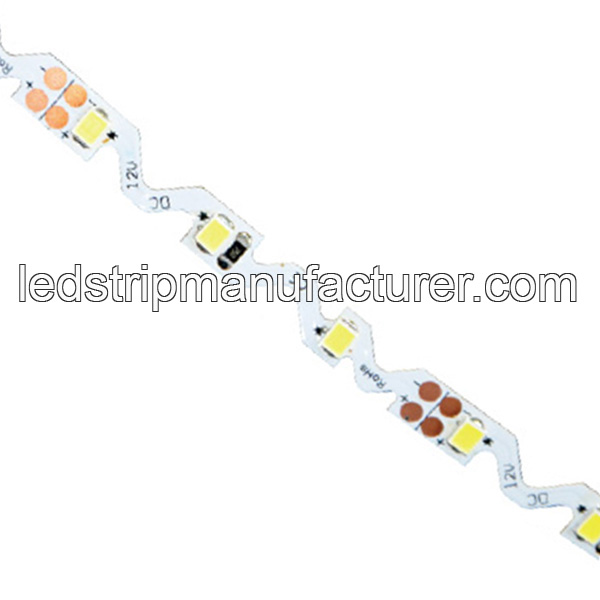 2835 led strip lights S shape bendable 60led/m 12V 8mm width