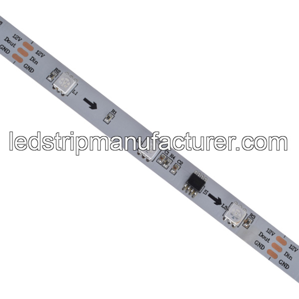 WS2811 RGB 5050 digital led strip lights 30led/m 12V 10mm width