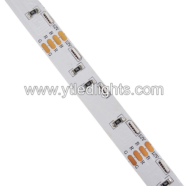 020 RGB side emitting led strip lights 60led/m 24V 10mm width