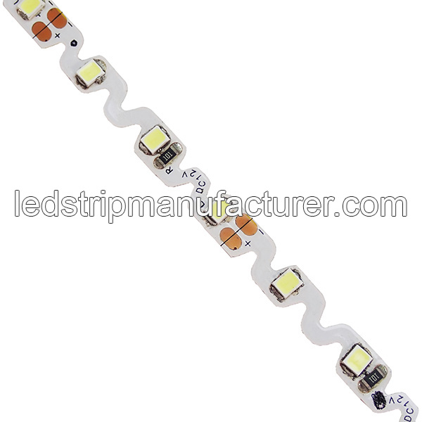 2835 led strip lights S shape bendable 72led/m 12V 6mm width 