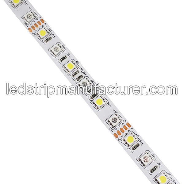 RGBW 5050 led strip 4 chips in one LED 60led/m 12V 12mm width