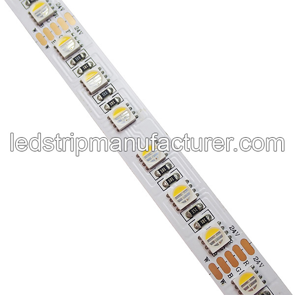 RGBW 5050 led strip 4 chips in one LED 84led/m 24V 12mm width