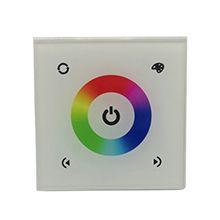 RGB LED strip dimmer 12-24V 12A touch screen white color for RGB led strip