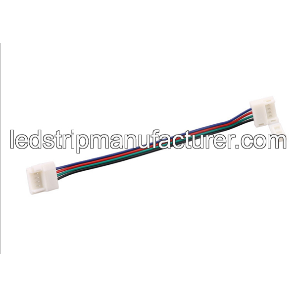 5050-led-strip-double-connector-10mm-with-wire-for-IP65-led-strip